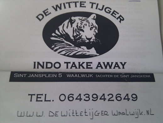 Indisch eten : De Witte Tijger  naast de wereldw